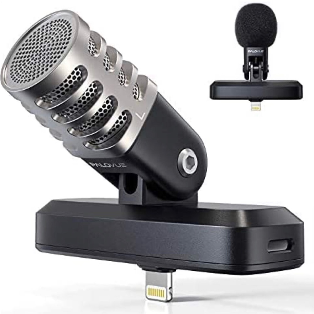 PALOVUE Portable MFi Certified Microphone with Lightning for iMic iPhone